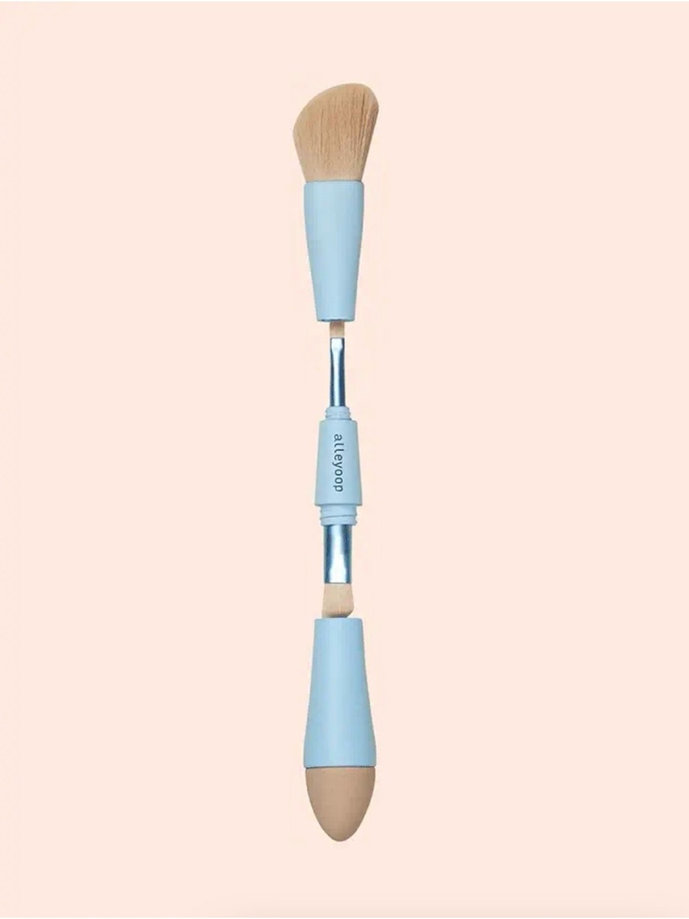 NIB Alleyoop Multi-Tasker 4-in-1 Makeup Brush - Blue - Picture 11 of 15